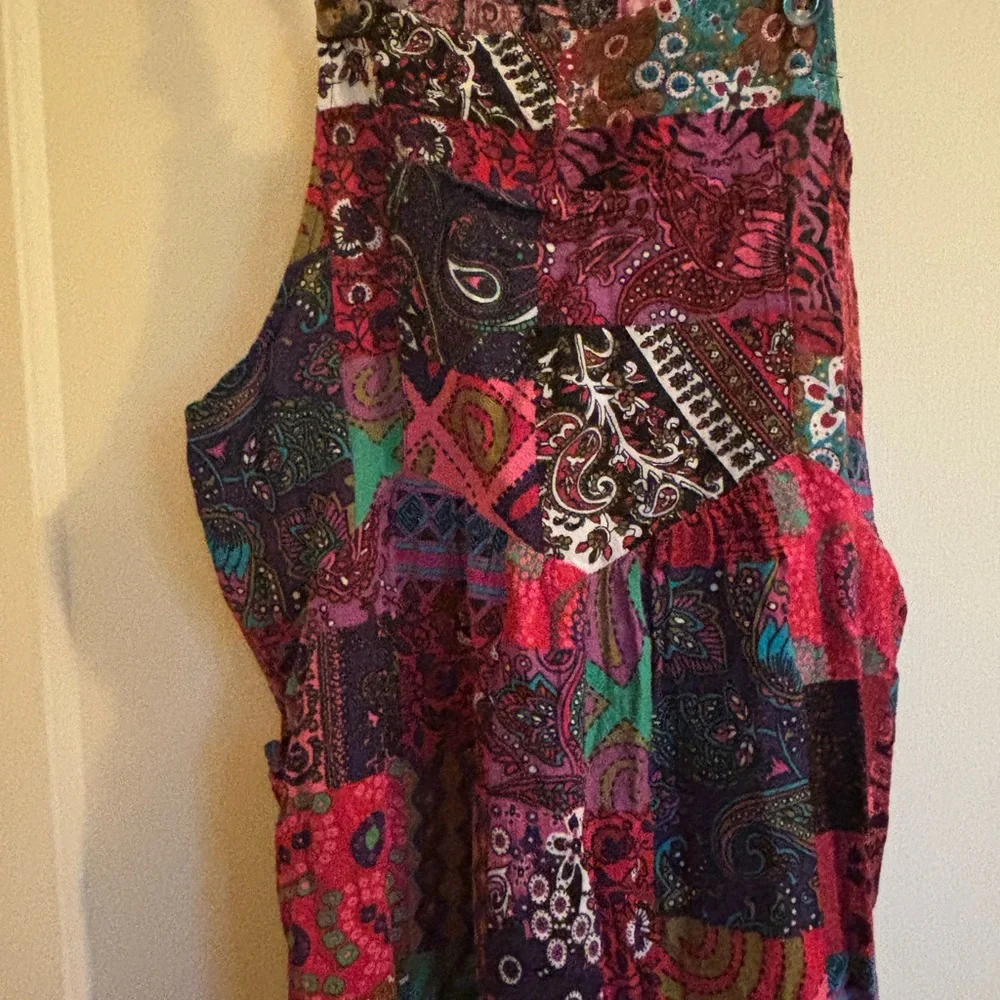 Colorful patchwork overalls - Picture 2 of 3